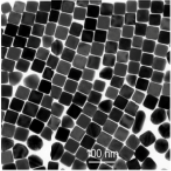 立方金納米顆粒
